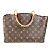 Borsa Petit Palais PM Monogramma Louis Vuitton Marrone - vista 3