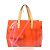 PM Reed Tote Bag aus Monogram Vernis Fluo von Louis Vuitton Orange