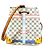 Néonoé Borsa NeoNoe Trunk Estiva Damier Azur di Louis Vuitton Bianco