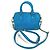 Borsa Louis Vuitton Monogram Nanogram Speedy Bandoulière Blu