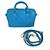 Borsa Louis Vuitton Monogram Nanogram Speedy Bandoulière Blu - vista 14