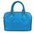 Borsa Louis Vuitton Monogram Nanogram Speedy Bandoulière Blu - vista 2