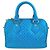 Borsa Louis Vuitton Monogram Nanogram Speedy Bandoulière Blu - vista 4