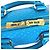 Borsa Louis Vuitton Monogram Nanogram Speedy Bandoulière Blu - vista 9