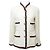 Chanel Tweedjacke Paris Shanghai Weiß