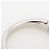 Tiffany & Co Anillo de platino medio círculo brillante redondo Harmony de 15,7 mm de diámetro. - vista 4