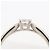 Tiffany & Co Anillo de platino medio círculo brillante redondo Harmony de 15,7 mm de diámetro. - vista 7