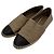 Timeless Chanel Flache Leder Schuhe mit Kappenzehen 40 Beige