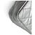 Timeless Chanel Borsa a flap Jumbo in pelle di agnello matelassé a doppio flap classico in argento metallico - vista 11