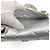 Timeless Chanel Borsa a flap Jumbo in pelle di agnello matelassé a doppio flap classico in argento metallico - vista 19