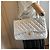 Timeless Chanel Borsa a flap Jumbo in pelle di agnello matelassé a doppio flap classico in argento metallico - vista 2