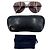Chanel Pilot-Acetat-Sonnenbrille lila - Ansicht 13