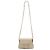 Gucci Bolsa de ombro de couro GG entrelaçado bege