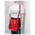 Big Bag Céline Grande borsa a secchiello in pelle rossa Rosso  - vista 2