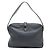 Prada Borsa a spalla con zip in pelle Daino blu navy