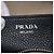 Prada Borsa a spalla con zip in pelle Daino blu navy - vista 12