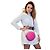 Furla Borsa a tracolla rotonda in pelle rosa Swing Mini - vista 2