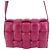 Cassette Bottega Veneta Bolsa de ombro de couro roxa acolchoada Roxo - vista 3