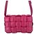 Cassette Bottega Veneta Bolsa de ombro de couro roxa acolchoada Roxo - vista 4