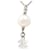 Timeless Chanel Collana corta Coco CC in perla finta e strass Argento