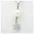 Timeless Chanel Collana corta Coco CC in perla finta e strass Argento - vista 3