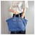 Givenchy Borsa in pelle blu Nightingale - vista 4
