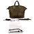Givenchy Nightingale Medium Leder 2-Wege Wochenendtasche Braun - Ansicht 10