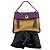 Saint Laurent Borsa tote in pelle media Muse 2 viola Porpora - vista 7