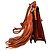 Etro Borsa a tracolla Flap in pelle croco caramello - vista 12