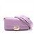 Fendi Baguette Medium FF in pelle tridimensionale borsa baguette 2 modi viola Porpora