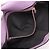 Fendi Baguette Medium FF in pelle tridimensionale borsa baguette 2 modi viola Porpora - vista 12