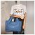 Autre Marque Borsa a spalla in pelle blu - vista 3