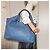 Autre Marque Borsa a spalla in pelle blu - vista 4