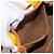 Loewe Gate Mini Top-Handle Tasche aus genarbtem Kalbsleder - Gelb - Ansicht 13
