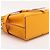 Loewe Gate Mini Top-Handle Tasche aus genarbtem Kalbsleder - Gelb - Ansicht 7