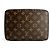 Louis Vuitton Monogramm Canvas Pouch Cube MM Braun - Ansicht 7