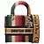 Dior Lady D-Lite Medium Stickerei Canvas 2-Wege Tragetasche Mehrfarbig Mehrfarben