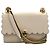 Fendi Borsa a mano in pelle di vitello beige