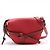 Loewe Borsa a tracolla in pelle di vitello grana fine Gate 2 vie Rossa Rosso