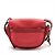 Loewe Borsa a tracolla in pelle di vitello grana fine Gate 2 vie Rossa Rosso - vista 4