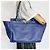 Valentino Garavani Borsa tote 2 in 1 in pelle di vitello Rockstud media blu - vista 4