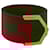 Fendi Manchette Bracelet Red Leather  ref.2156261