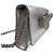 Philipp Plein Clutch con Patta Piccolo Pelle di Vitello 2 Vie Stampa Croco Argento - vista 11