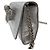 Philipp Plein Clutch con Patta Piccolo Pelle di Vitello 2 Vie Stampa Croco Argento - vista 12