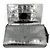 Philipp Plein Clutch con Patta Piccolo Pelle di Vitello 2 Vie Stampa Croco Argento - vista 13