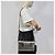 Philipp Plein Clutch con Patta Piccolo Pelle di Vitello 2 Vie Stampa Croco Argento - vista 2