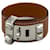 Hermès Bracciale in pelle Collier de Chien T2 Palladio Caramello  - vista 1