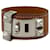 Hermès Bracciale in pelle Collier de Chien T2 Palladio Caramello  - vista 4