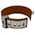 Hermès Bracciale in pelle Collier de Chien T2 Palladio Caramello  - vista 6