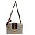 Gucci Bolsa de flap em couro de bezerro Small Sylvie em couro com alça de ombro em web destacável. Off-white Fora de branco